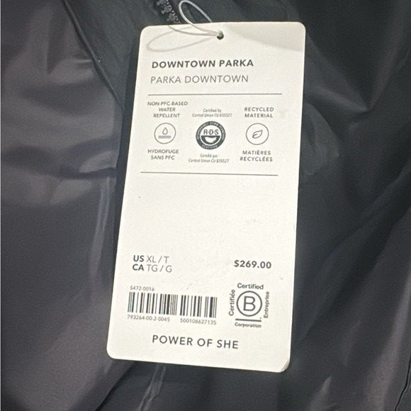 Athleta Downtown Puffer Parka // Black - Picture 12 of 15